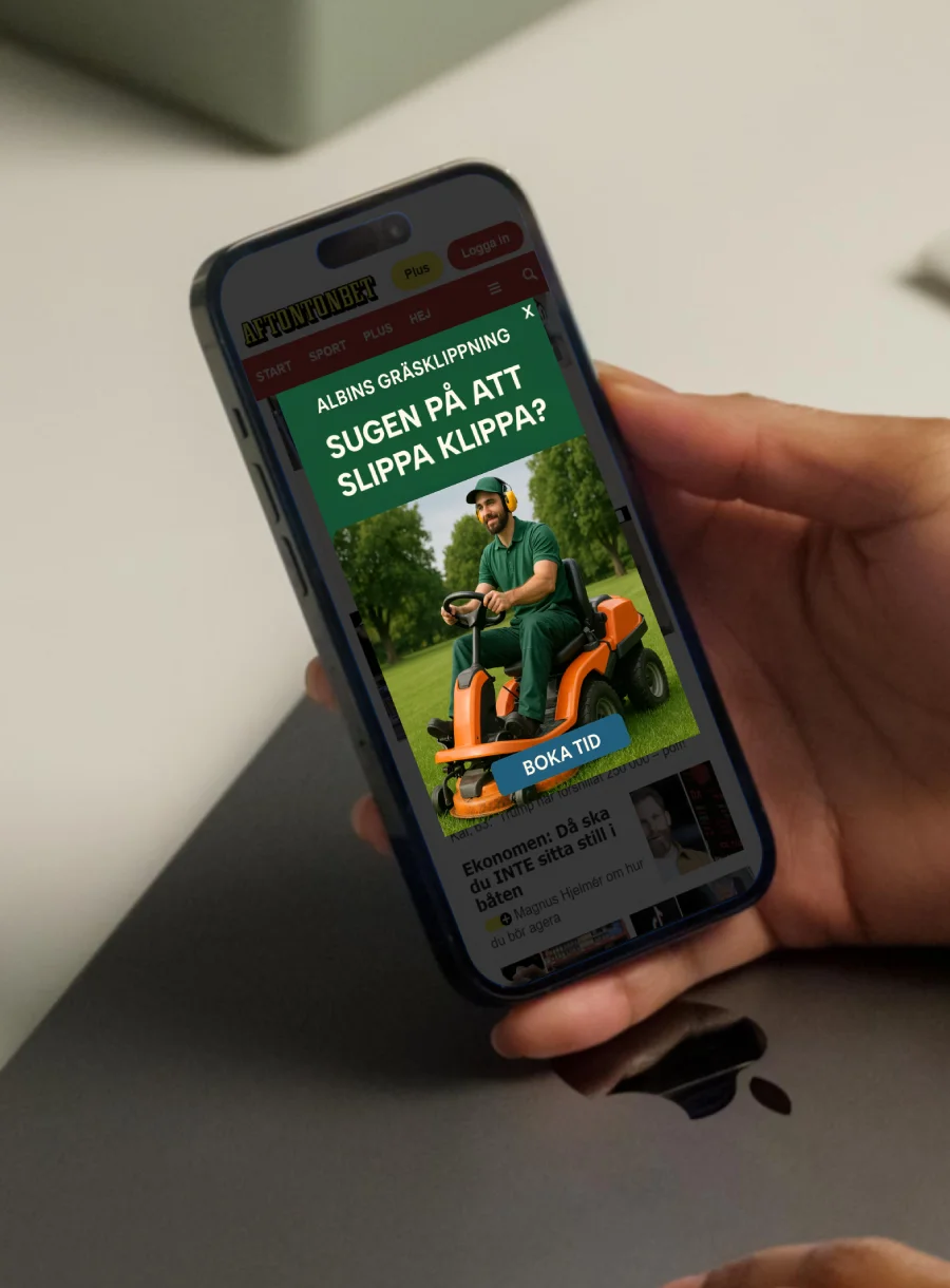 Exempel på digital annonsdesign